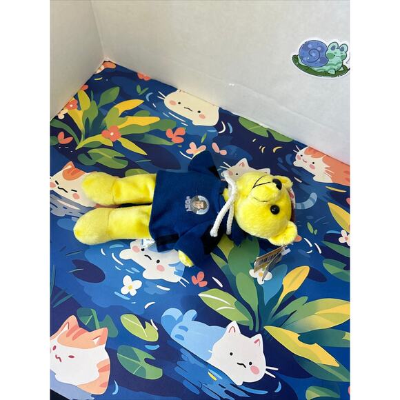 Limited Edition Rare Bear N Sync Beanie Plush Stuffed Animal Joey Yellow Bear - Picture 7 of 12